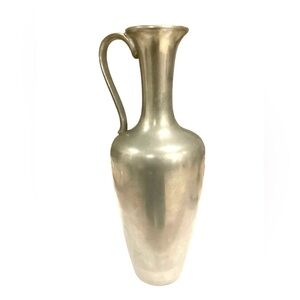 ROYAL HOLLAND DAALDEROP Pitcher Pewter MCM  MODERN VASE Set Of 2 9-3/4” & 7-3/4”